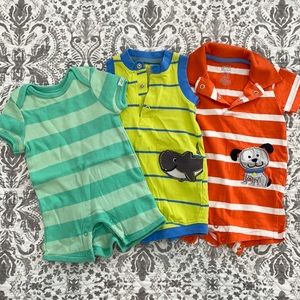 ❌SOLD❌Bundle of 3 Rompers 0-3 months